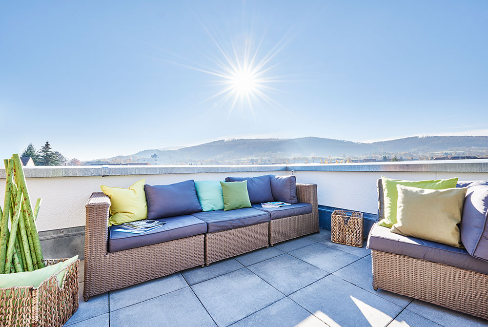 Studenten Wohnung mit Gemeinschaftsterrasse in Aalen